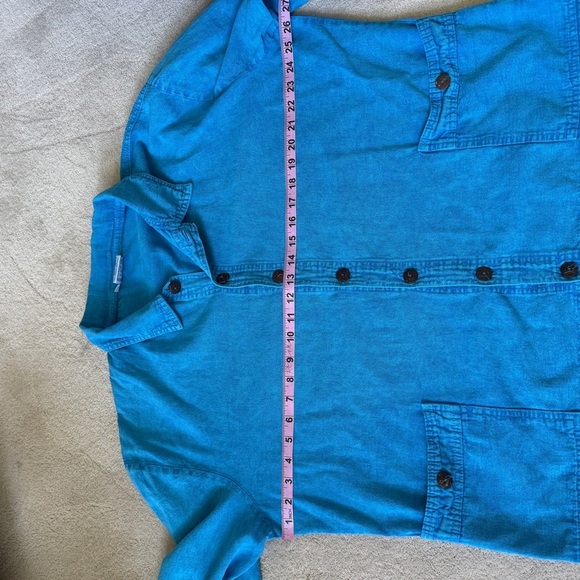 Vintage Sea Breeze Blue Cotton Jacket L - Picture 8 of 9